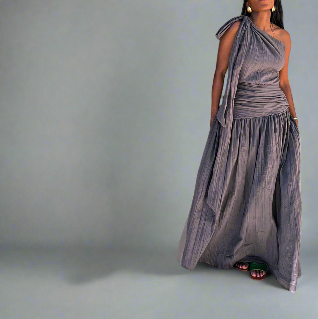 THE GREY CRUSH DRESS