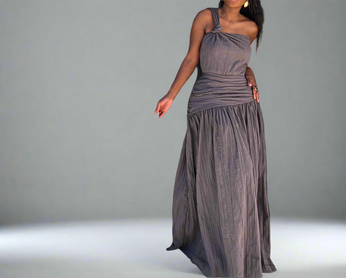 THE GREY CRUSH DRESS