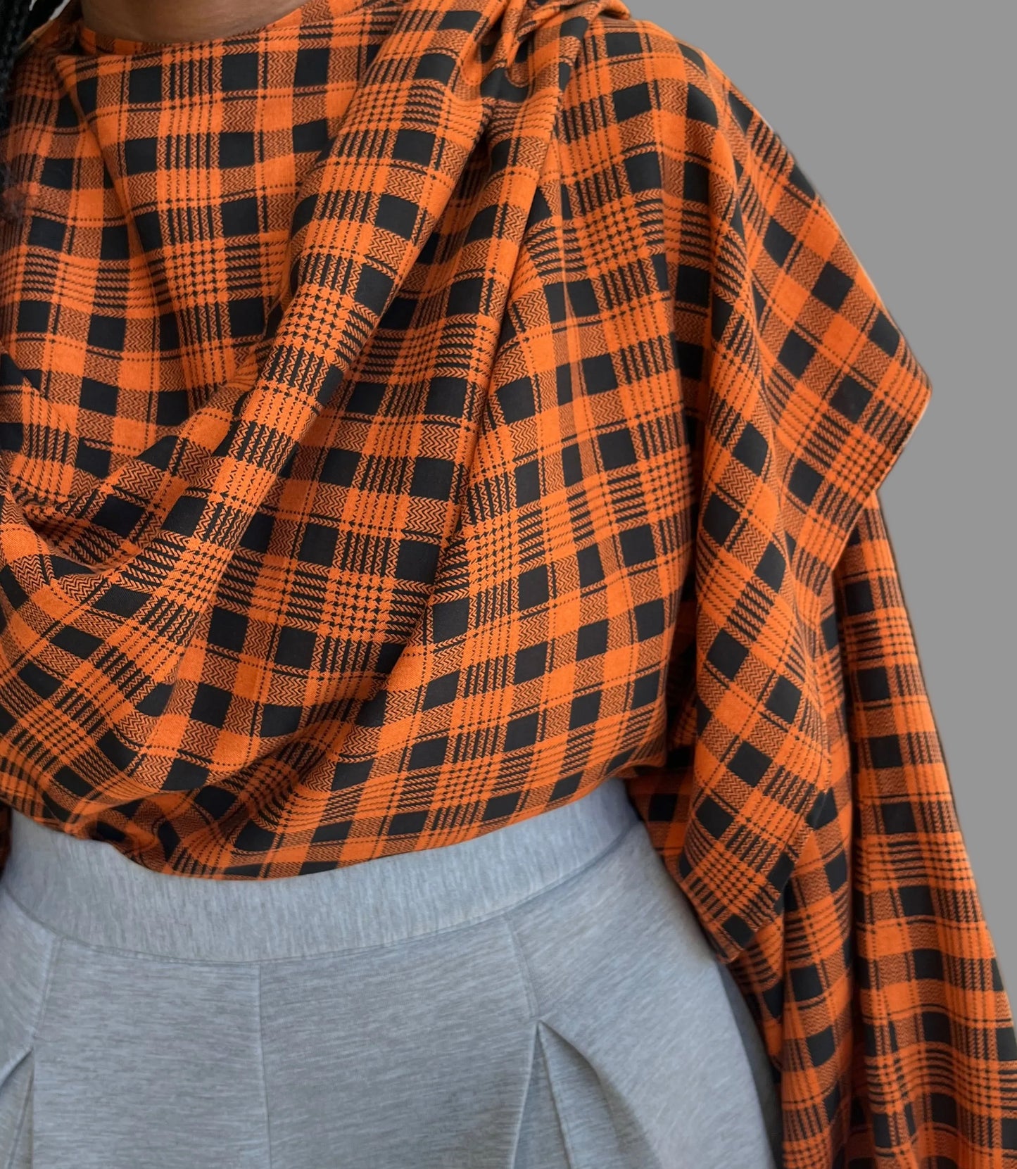CHECK SURN BLOUSE