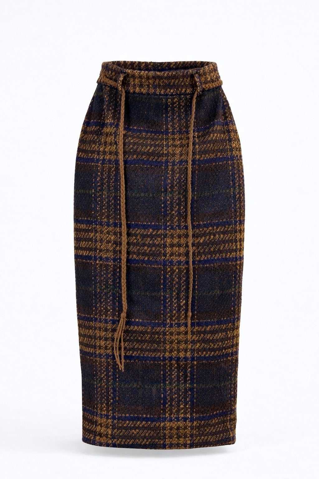 TWEED MIDI SKIRT -
