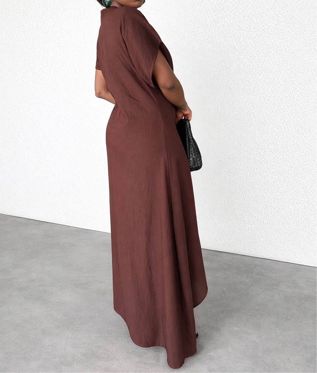 ASSY DRAPED DRESS