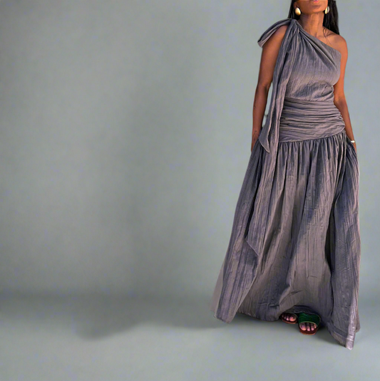 THE GREY CRUSH DRESS