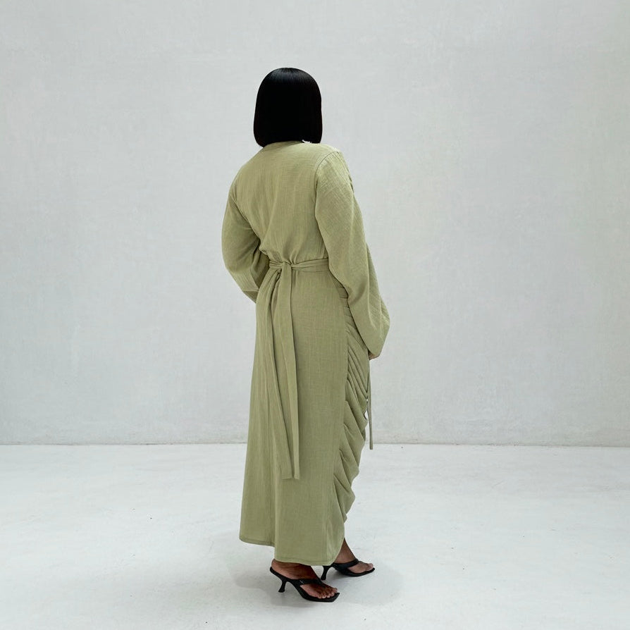 SERENE RUNCHED DRESS