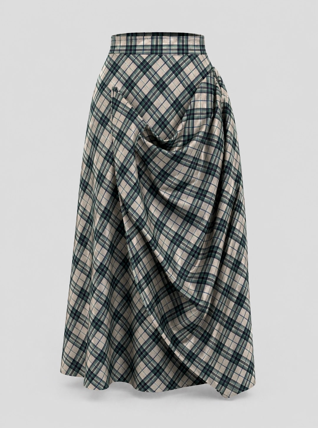 TARTAN WINTER SKIRT-
