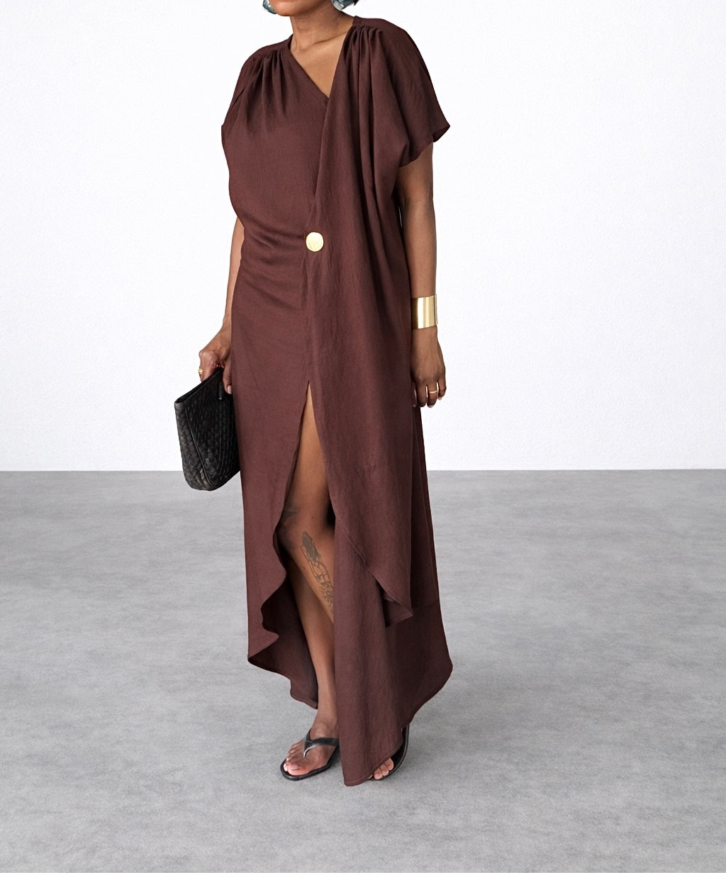 ASSY DRAPED DRESS