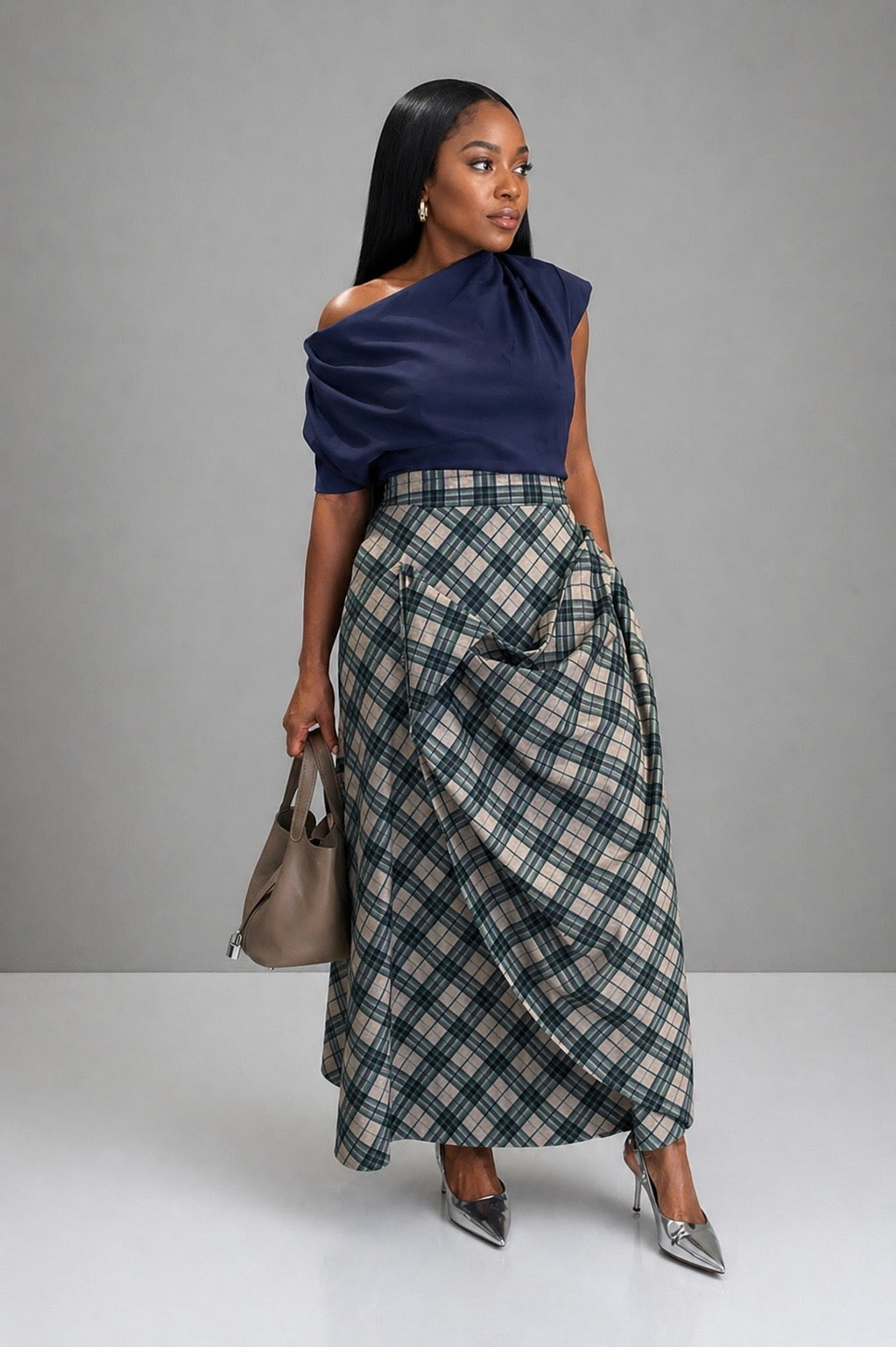 TARTAN WINTER SKIRT-