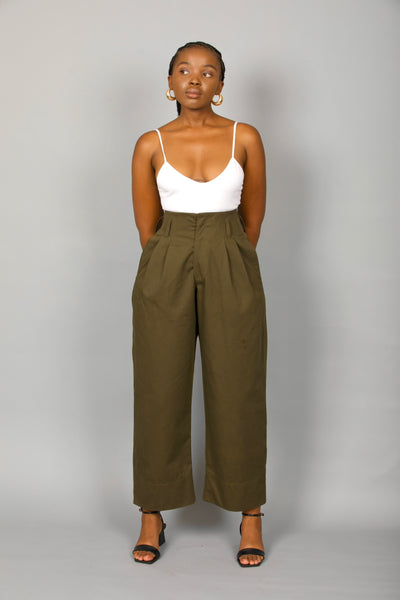 BELTED TROUSER