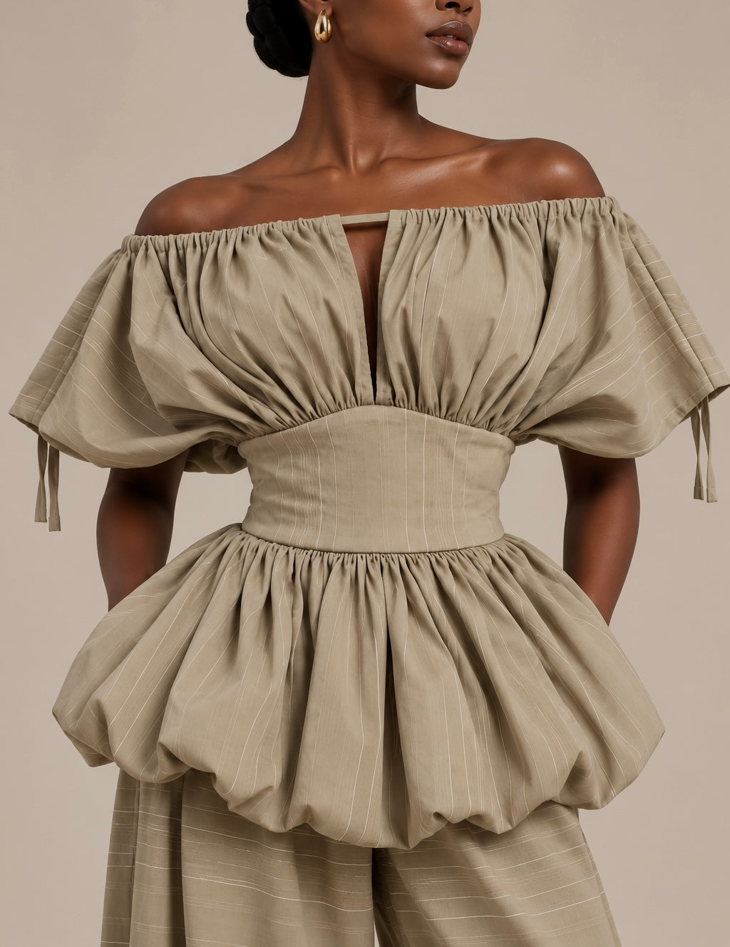 Peplum Corset Top