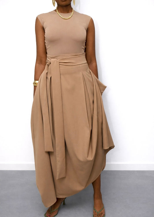 DRAPED SKIRT