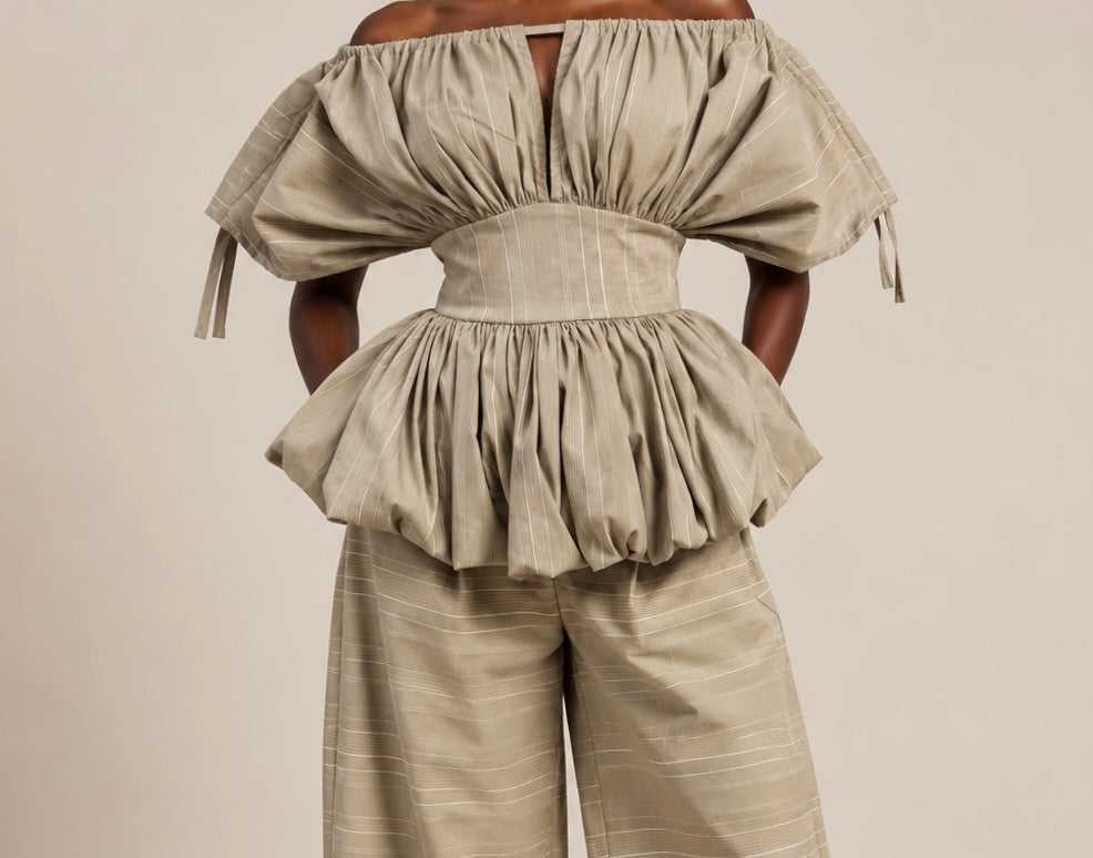 Peplum Corset Top