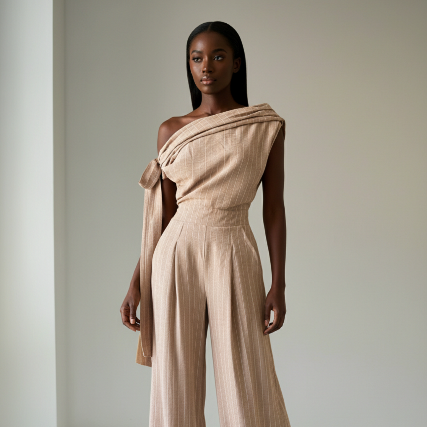 ONE SHOULDER JUMPSUIT