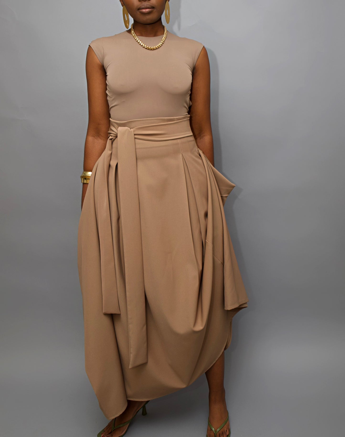DRAPED skirt (PRE ORDER)