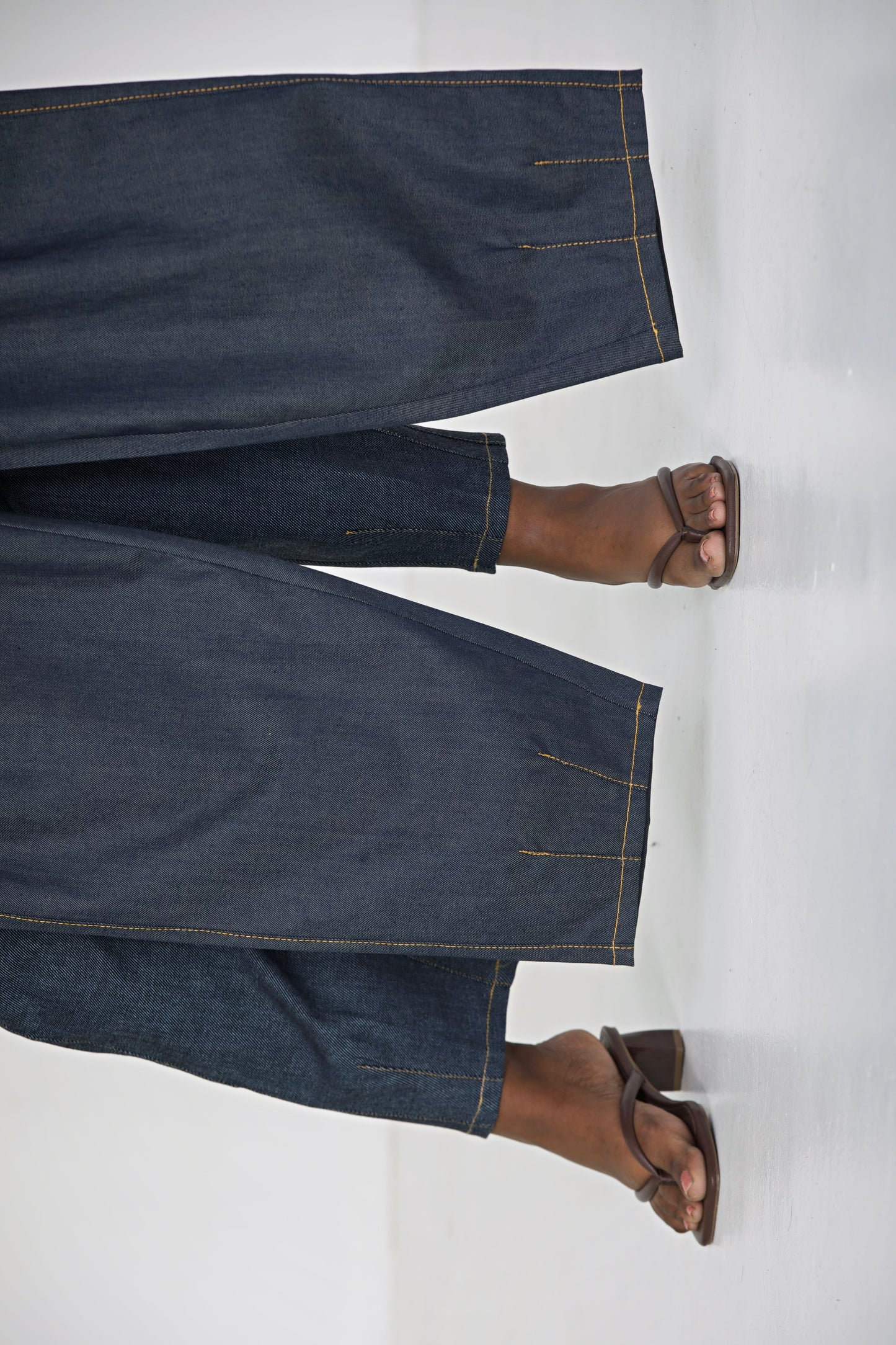 PLEAT RETRO DENIM