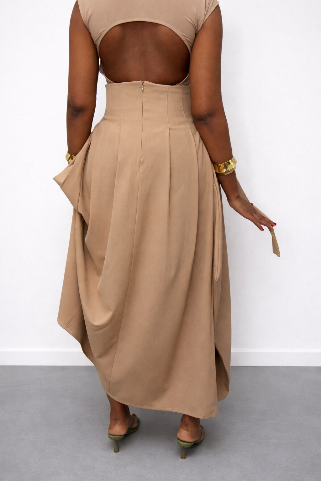 DRAPED SKIRT