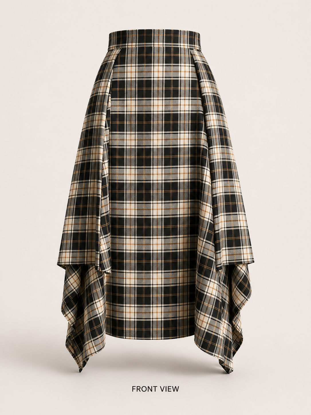 2 WAY CHECK SKIRT